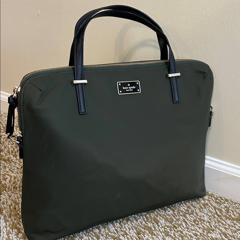 Kate Spade olive Green Laptop Bag - Picture 2 of 11